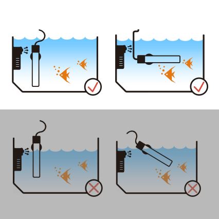 Nobleza - Aquecedor para aquário 100 W em aço inoxidável