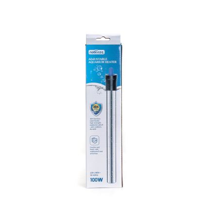 Nobleza - Aquecedor para aquário 100 W em aço inoxidável