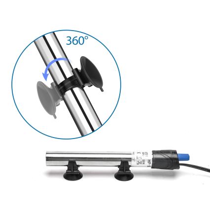 Nobleza - Aquecedor para aquário 50 W em aço inoxidável