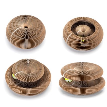 Nobleza - Arranhador para gatos 3 em 1 castanho