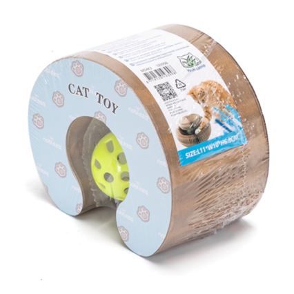 Nobleza - Arranhador para gatos 3 em 1 castanho