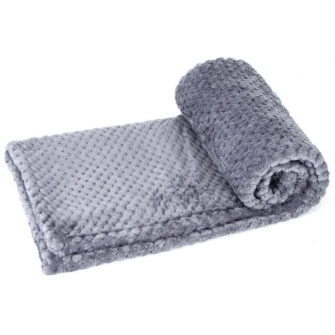 Nobleza - Cobertor para animais de estimação 100x80 cm cinzento