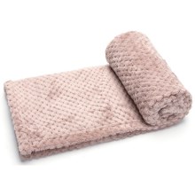 Nobleza - Cobertor para animais de estimação 100x80 cm rosa