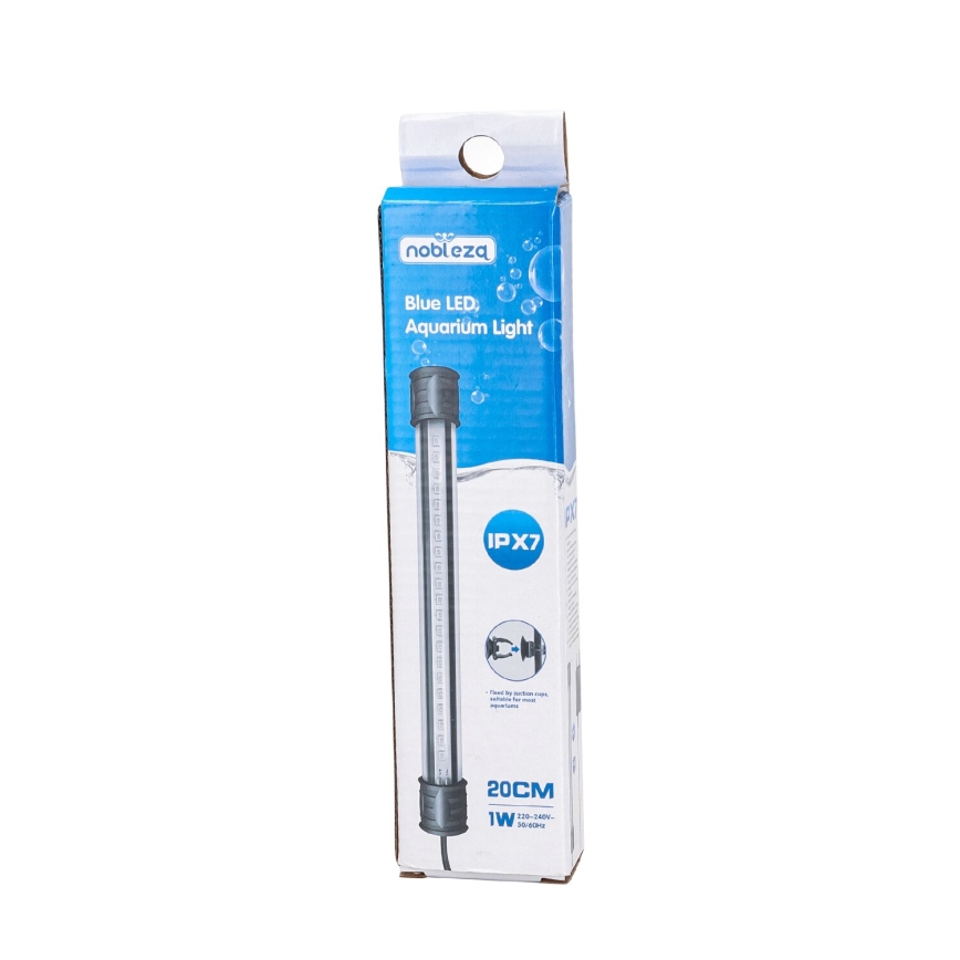 Nobleza - Iluminação LED para aquário LED/1W/230V IPX7 20 cm