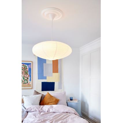 Nordlux - Abajur para candeeiro VILLO E27 diâmetro 60 cm branco