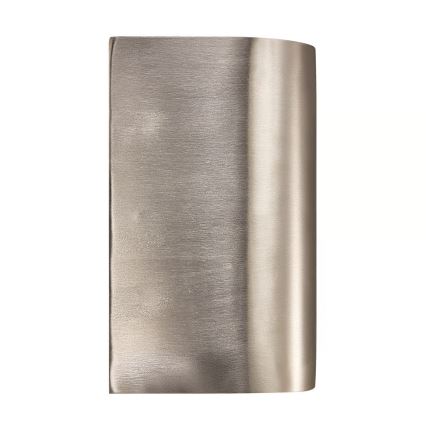 Nordlux - Aplique de parede exterior CANTO 2xGU10/28W/230V IP44 aço inoxidável