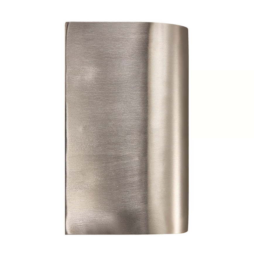 Nordlux - Aplique de parede exterior CANTO 2xGU10/28W/230V IP44 aço inoxidável