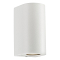 Nordlux - Aplique de parede exterior CANTO 2xGU10/28W/230V IP44 branco