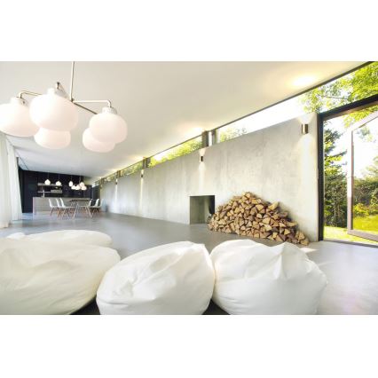 Nordlux - Aplique de parede exterior CANTO 2xGU10/28W/230V IP44 em latão