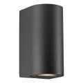 Nordlux - Aplique de parede exterior CANTO 2xGU10/28W/230V IP44 preto