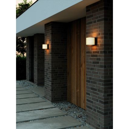 Nordlux - Aplique de parede exterior FLUCTUS 1xE27/15W/230V IP44