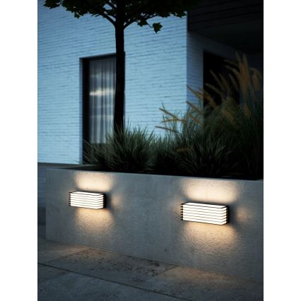 Nordlux - Aplique de parede exterior FLUCTUS 2xE27/15W/230V IP44