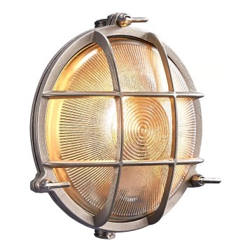 Nordlux - Aplique de parede exterior POLPERRO 1xE27/12,5W/230V IP64 cinzento