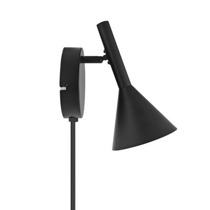 Nordlux - Aplique de parede KELVIS 1xGU10/12W/230V preto