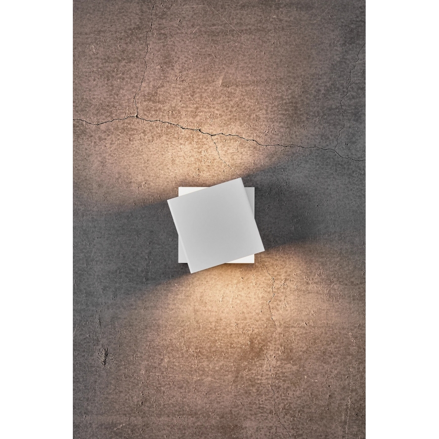 Nordlux - Aplique de parede exterior LED dimerizável TURN LED/13,8W/230V IP54 branco