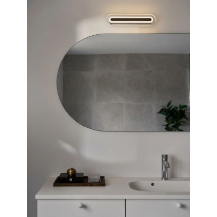 Nordlux - Aplique de parede LED para casa de banho CAVARA LED/11W/230V 3000/4000K IP44 preto