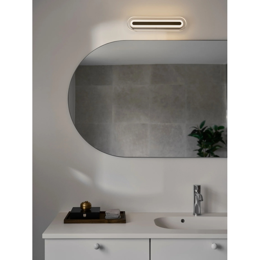 Nordlux - Aplique de parede LED para casa de banho CAVARA LED/11W/230V 3000/4000K IP44 preto