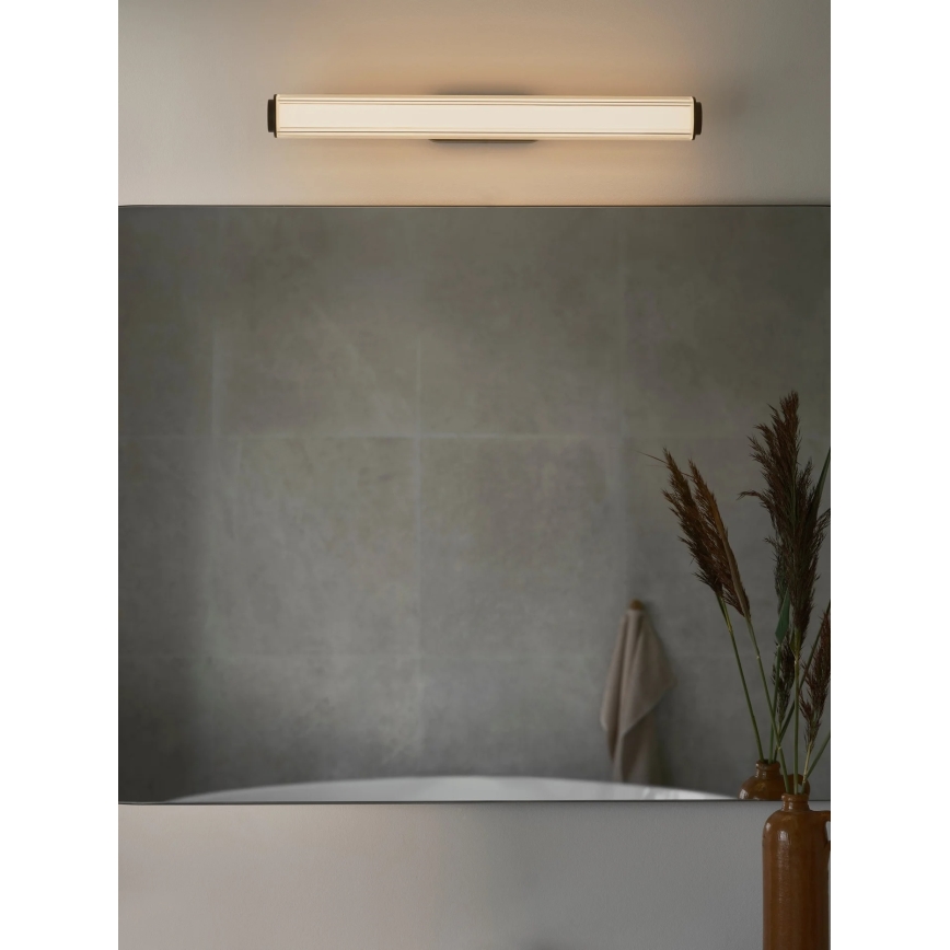 Nordlux - Aplique de parede LED dimerizável para casa de banho VIRELLE LED/12W/230V 3000/4000K IP44 preto