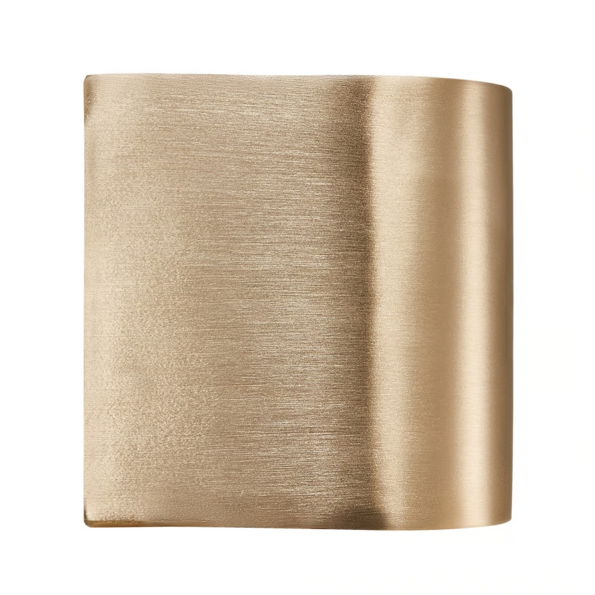 Nordlux - Aplique de parede LED para exterior CANTO 2xLED/5,5W/230V IP44 dourado