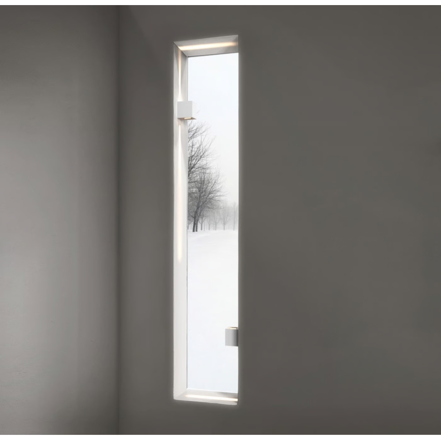 Nordlux - Aplique de parede LED para exterior CANTO 2xLED/6W/230V IP44 branco