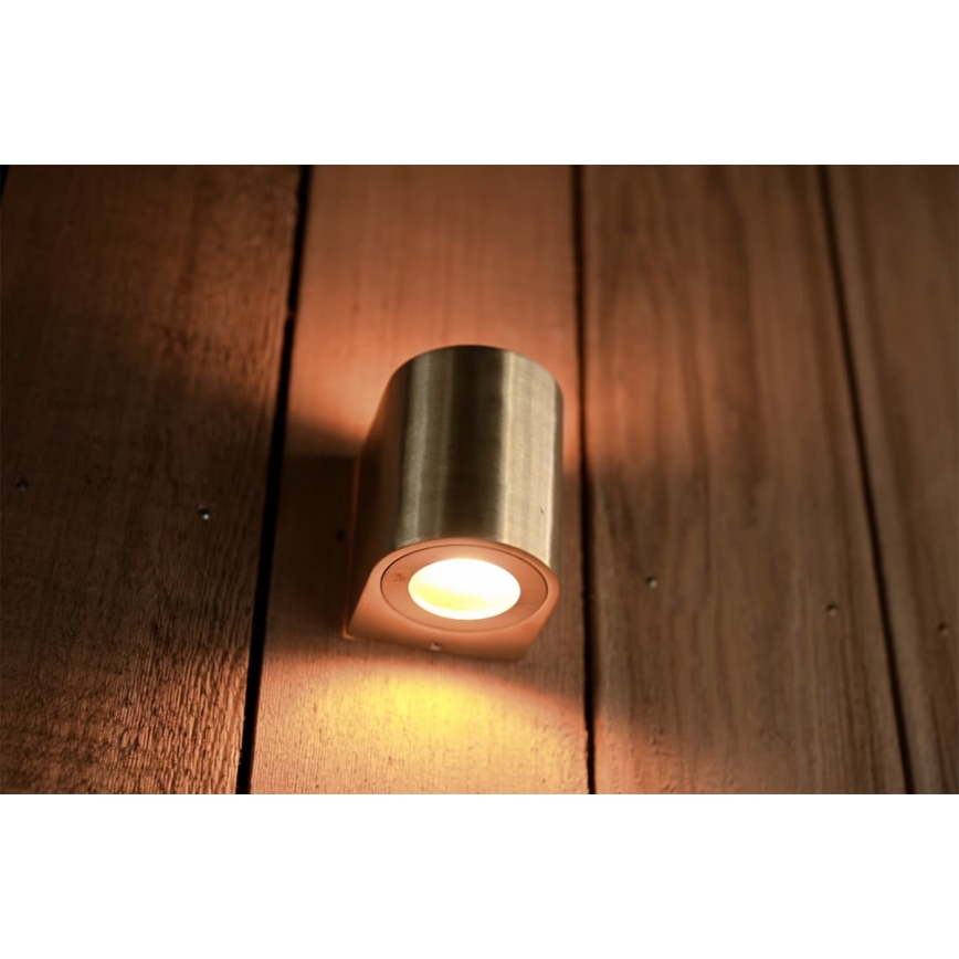 Nordlux - Aplique de parede LED para exterior CANTO 2xLED/6W/230V IP44 latão