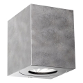 Nordlux - Aplique de parede LED para exterior CANTO 2xLED/6W/230V IP44 prateado