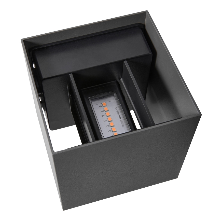 Nordlux - Aplique de parede LED para exterior MILDA LED/4,9W/230V IP44 antracite