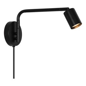 Nordlux - Aplique de parede orientável EXPLORE 1xGU10/5W/230V preto