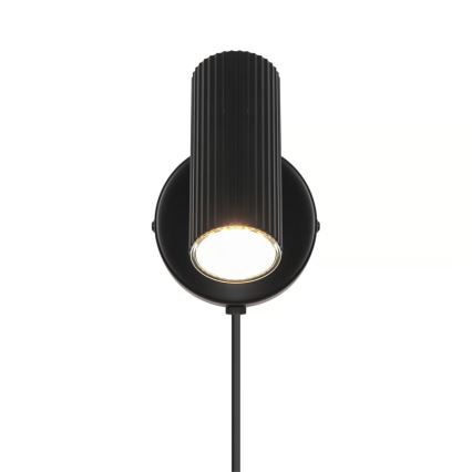 Nordlux - Aplique de parede orientável VICO 1xGU10/5W/230V preto