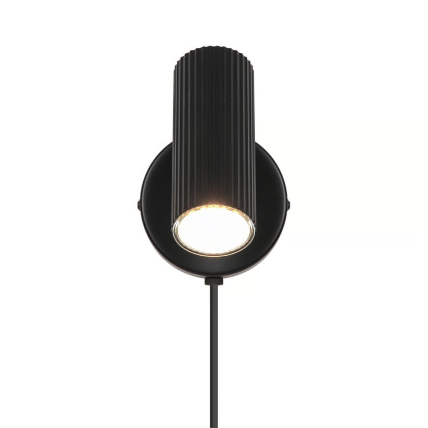 Nordlux - Aplique de parede orientável VICO 1xGU10/5W/230V preto