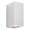 Nordlux - Aplique de parede para exterior CANTO 2xGU10/28W/230V IP44 branco