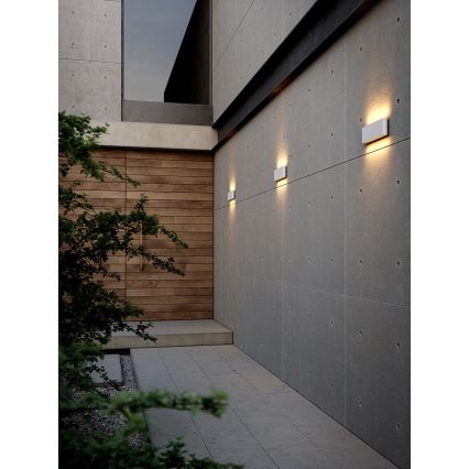 Nordlux - Aplique de parede para exterior KINVER LED/10W/230V IP54 branco