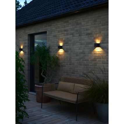 Nordlux - Aplique de parede para exterior MILDA LED/4,9W/230V IP44 preto