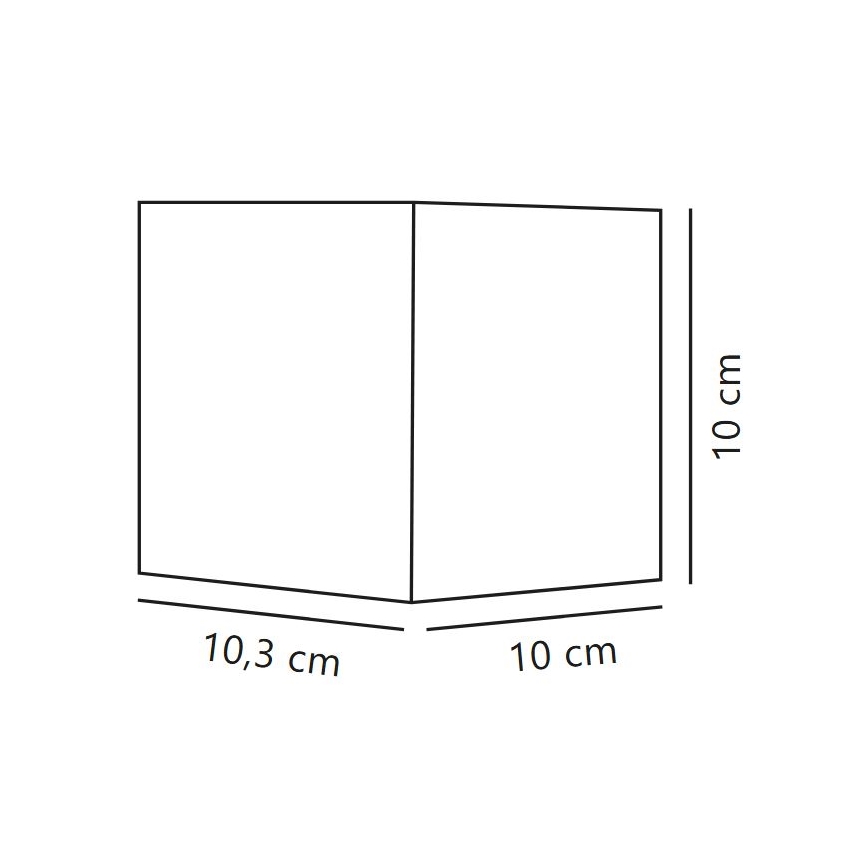 Nordlux - Aplique de parede para exterior MILDA LED/4,9W/230V IP44 preto