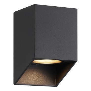 Nordlux - Aplique de parede para exterior NIKO 1xGU10/25W/230V IP54 preto