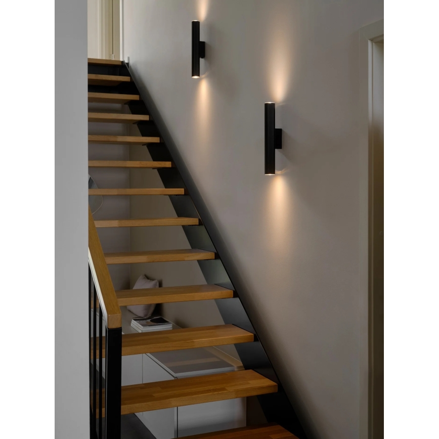 Nordlux - Aplique de parede VICO 2xGU10/5W/230V preto
