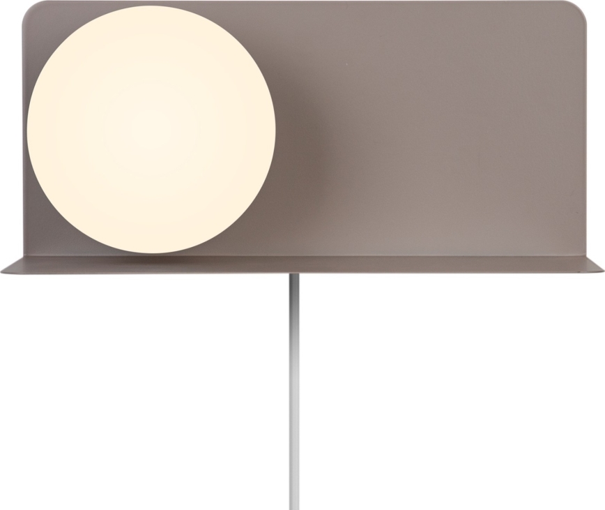 Nordlux - Applique de parede com prateleira LILIBETH 1xE14/25W/230V castanho