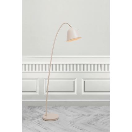 Nordlux - Candeeiro de chão FLEUR 1xE27/15W/230V bege