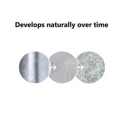 Nordlux - Candeeiro de exterior AGGER 1xE27/60W/230V IP54 prateado 83 cm