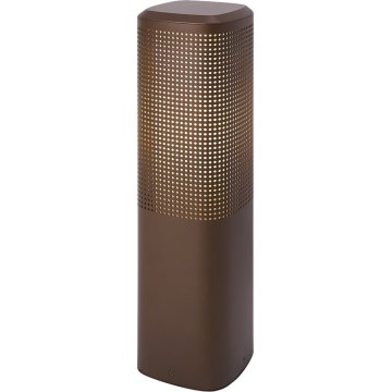 Nordlux - Candeeiro de exterior SIDARA 1xE27/15W/230V IP44 45 cm castanho