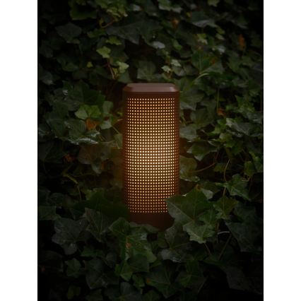 Nordlux - Candeeiro de exterior SIDARA 1xE27/15W/230V IP44 45 cm castanho