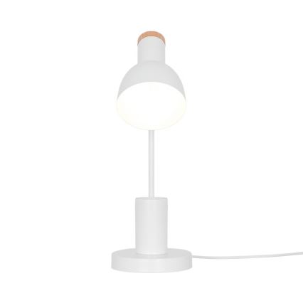 Nordlux - Candeeiro de mesa DEVONE 1xE27/15W/230V branco
