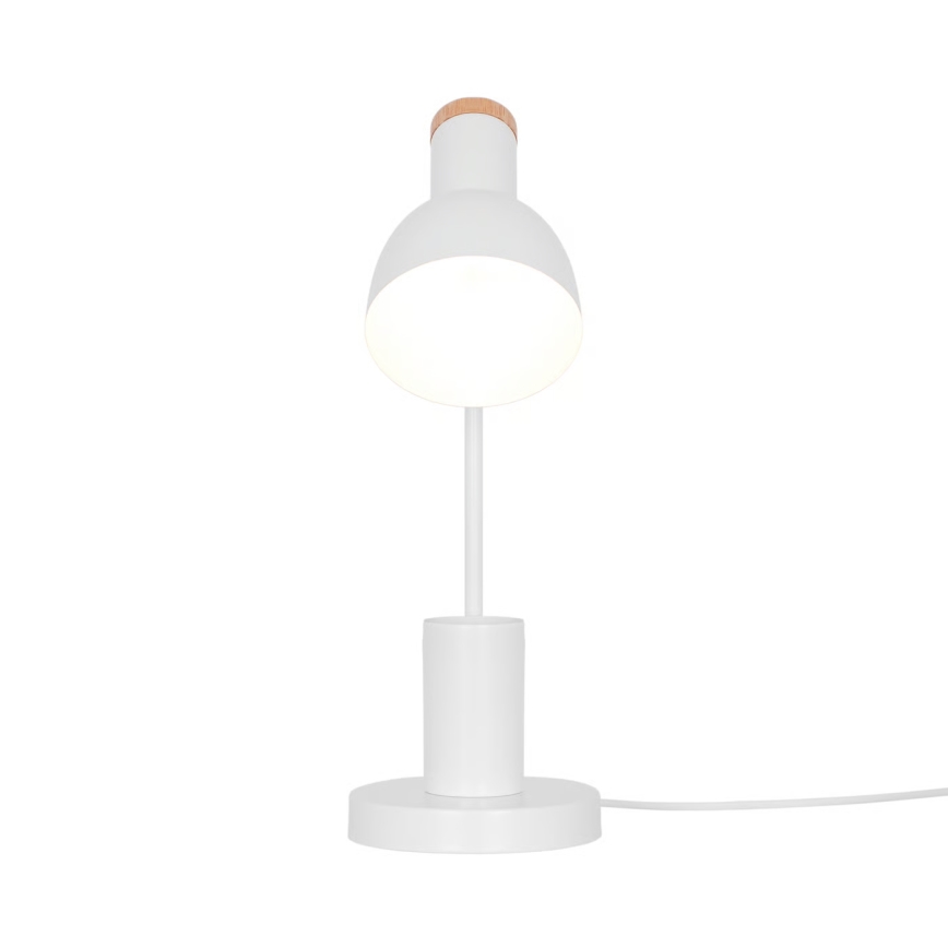 Nordlux - Candeeiro de mesa DEVONE 1xE27/15W/230V branco