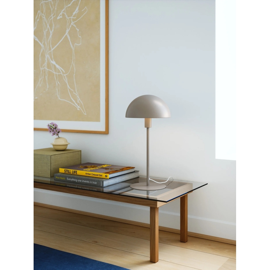 Nordlux - Candeeiro de mesa ELLEN 1xE14/40W/230V castanho