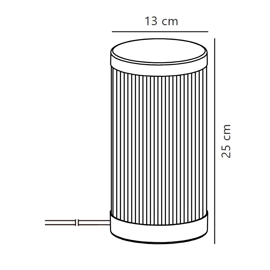 Nordlux - Candeeiro de mesa exterior COUPAR 1xE27/25W/230V IP54 bege