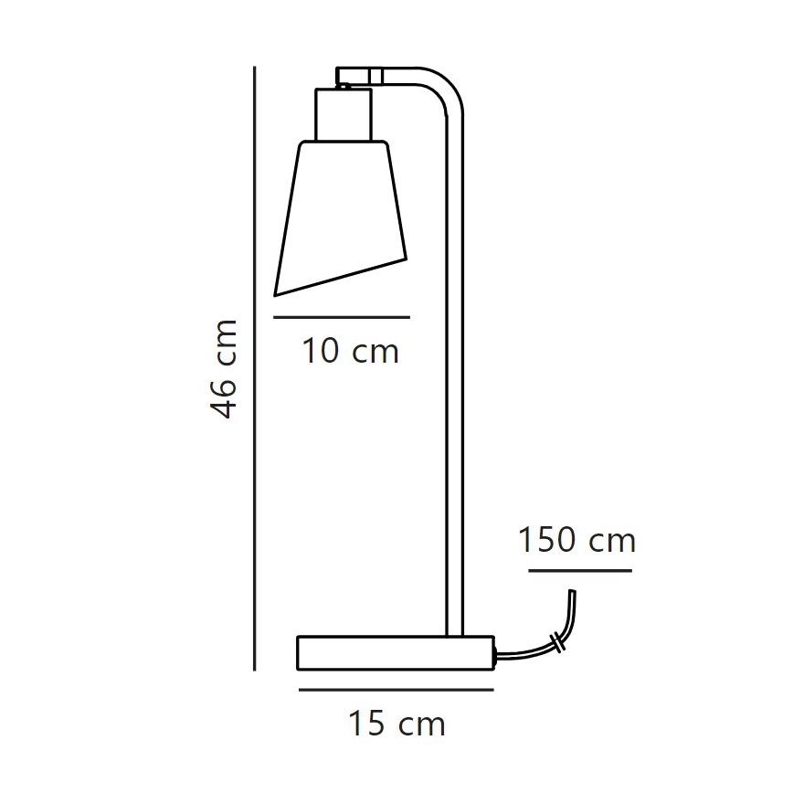 Nordlux - Candeeiro de mesa MOLLI 1xE14/25W/230V