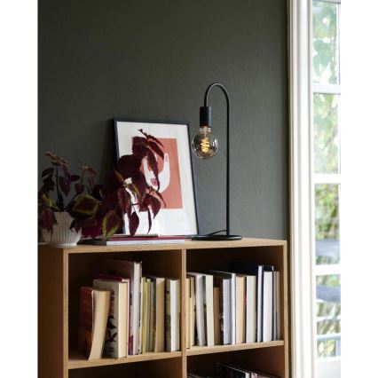 Nordlux - Candeeiro de mesa PACO 1xE27/25W/230V preto