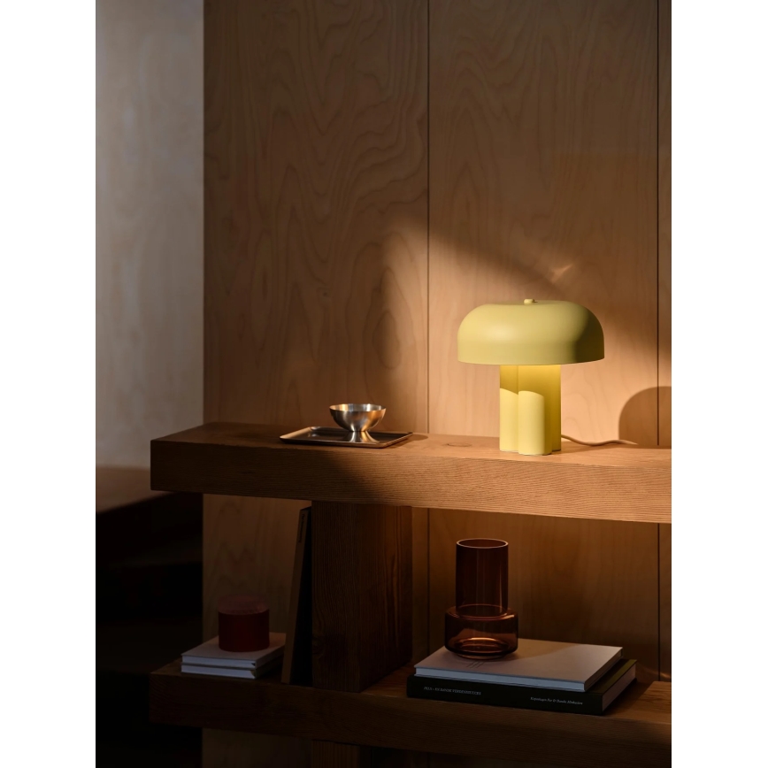 Nordlux - Candeeiro de mesa SANDRO 1xE27/15W/230V amarelo
