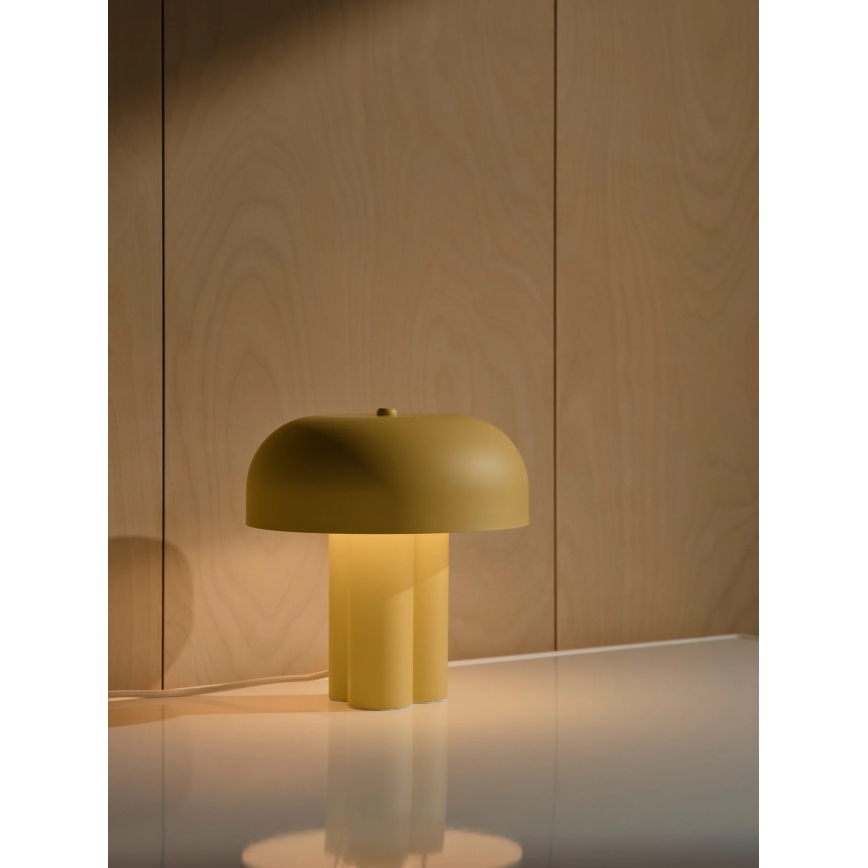 Nordlux - Candeeiro de mesa SANDRO 1xE27/15W/230V amarelo