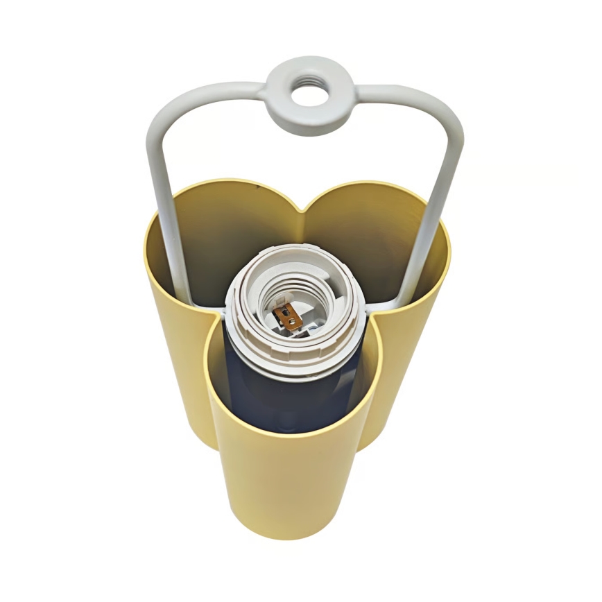 Nordlux - Candeeiro de mesa SANDRO 1xE27/15W/230V amarelo